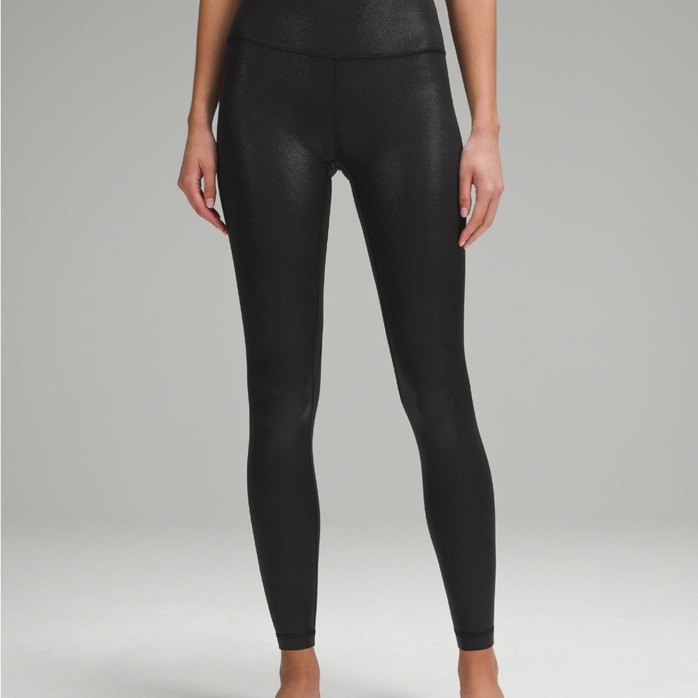 Lululemon black sparkle Leggings